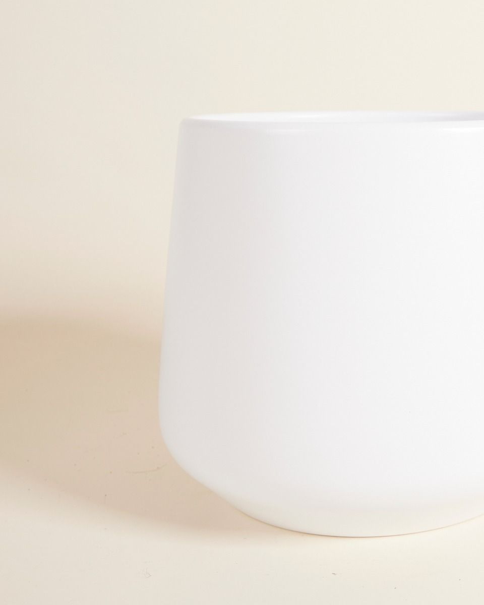 Amber Pot White Ø 17 cm