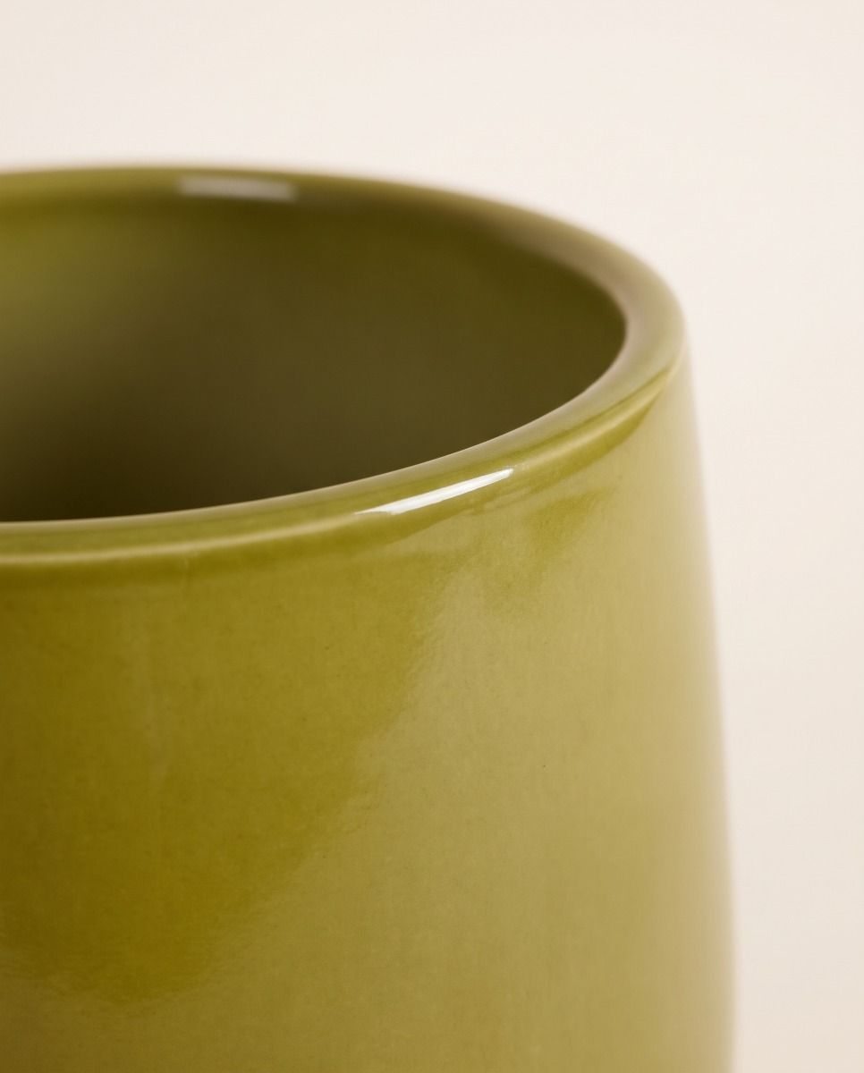 Amber Pot Green Ø 17 cm