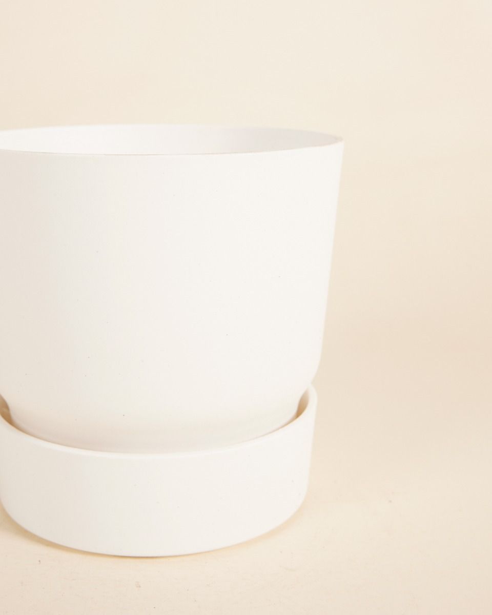 Elho Miles Ronde Pot Wit Ø 13 cm