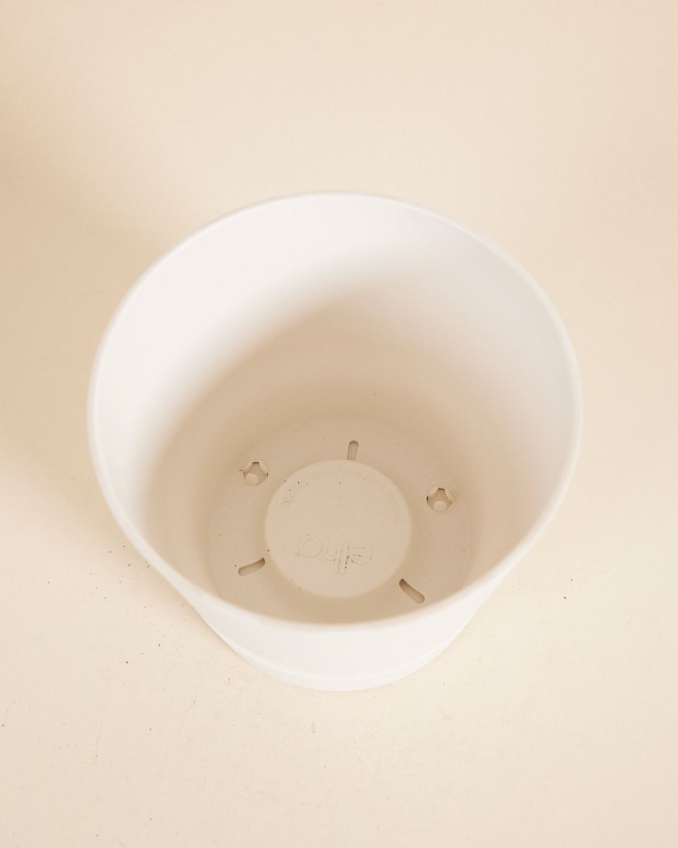 Elho Miles Ronde Pot Wit Ø 13 cm