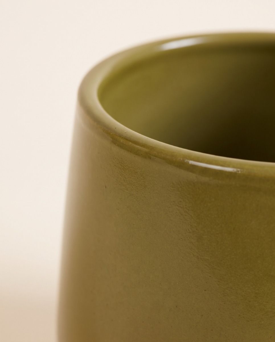 Amber Pot Green Ø 12 cm