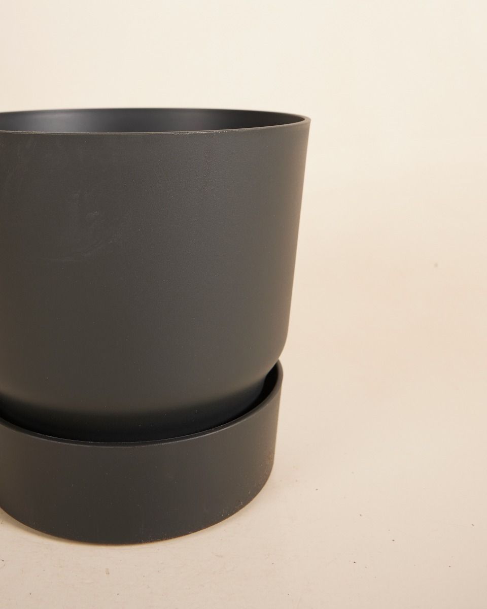 Vaso rotondo Ehlo Miles Nero Ø 18.5 cm
