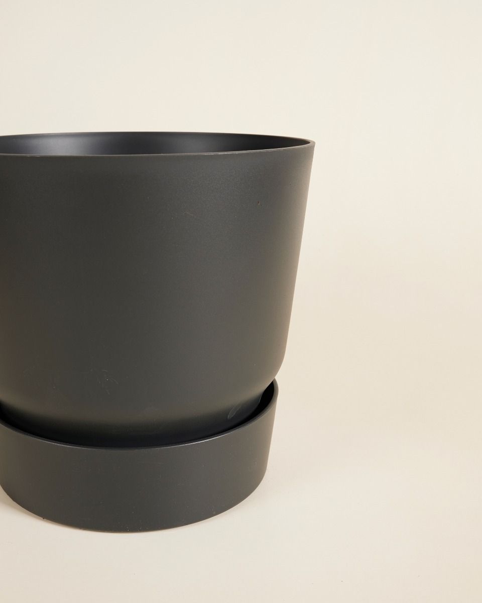 Elho Miles Round Pot Black 30 cm