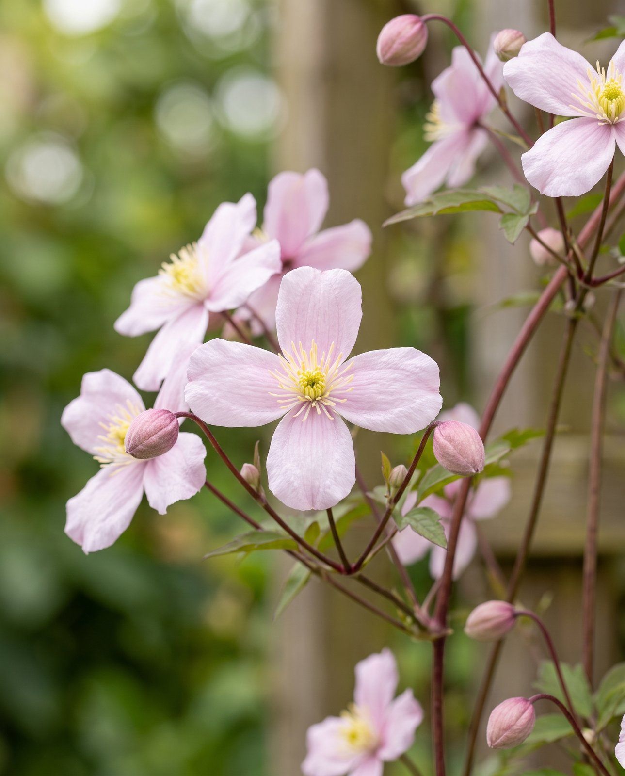 Clematis Clématite Montana Rubens