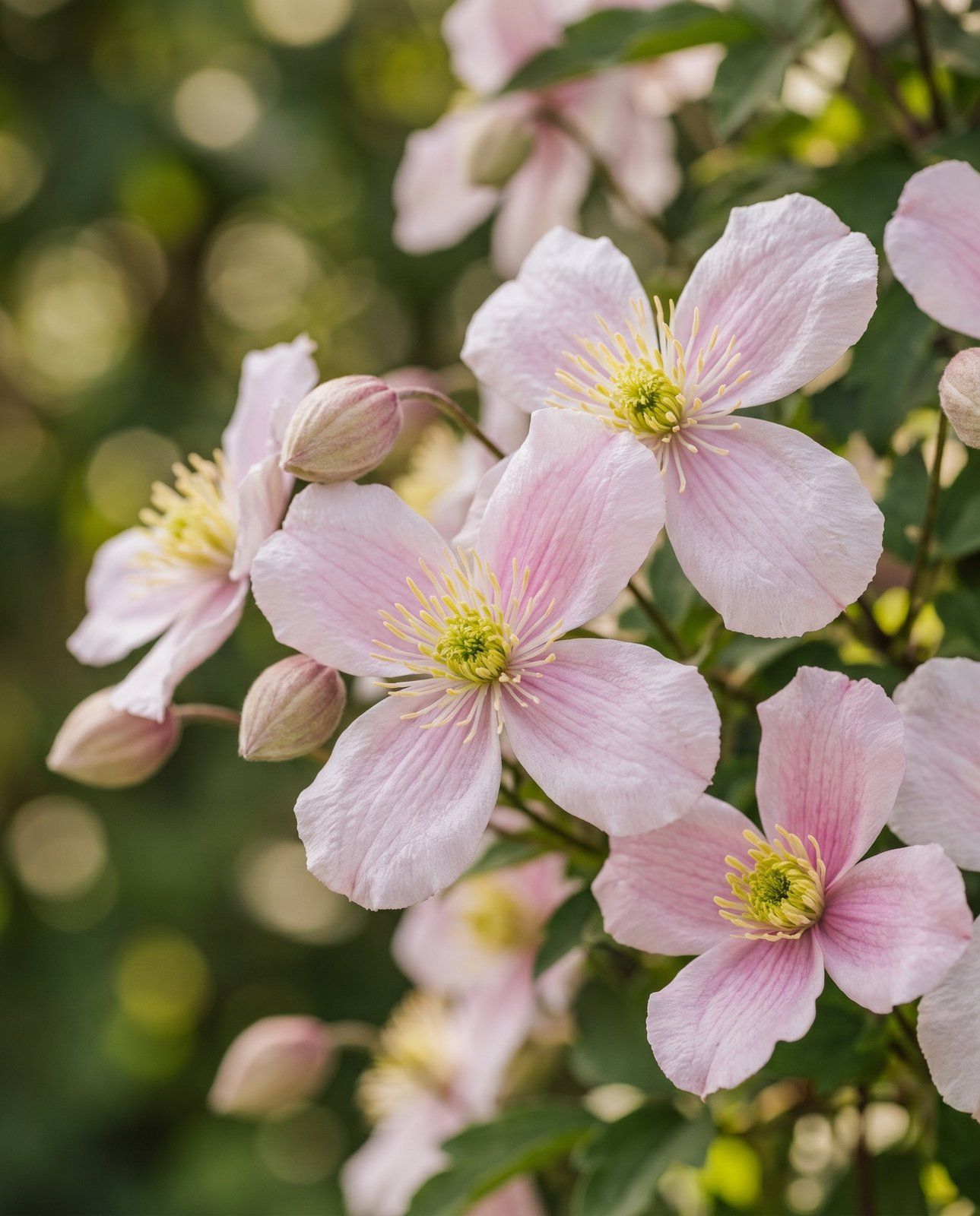 Clematis Waldrebe Tetrarose