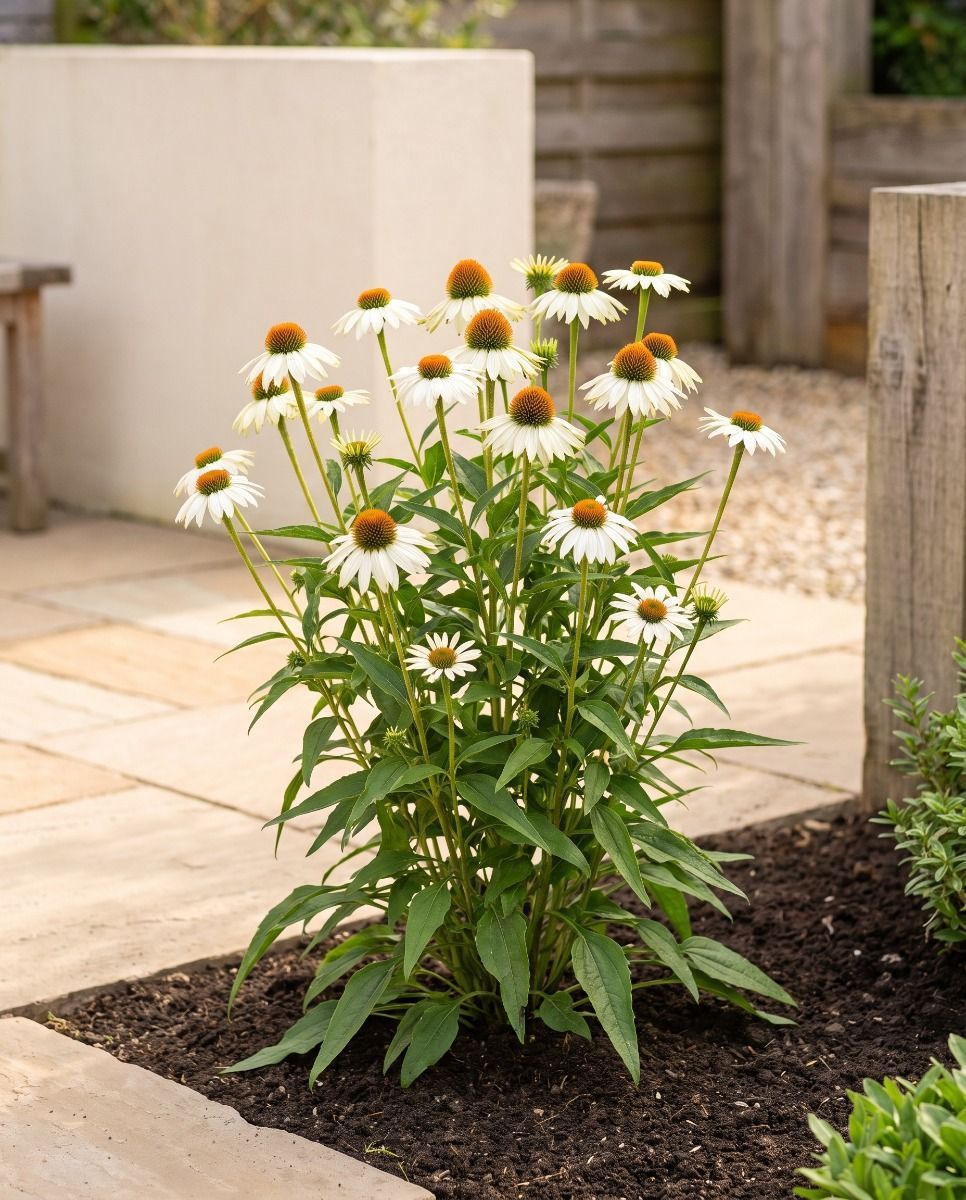 Echinacea Sonnenhut Purpurea White Swan