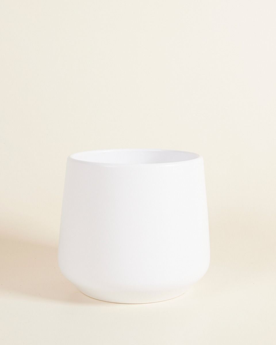 Amber Pot White Ø 17 cm