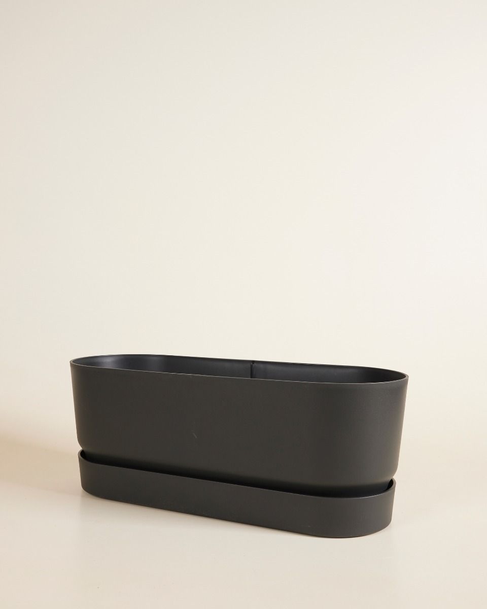 Elho Miles Ovale Pot Noir 50 cm