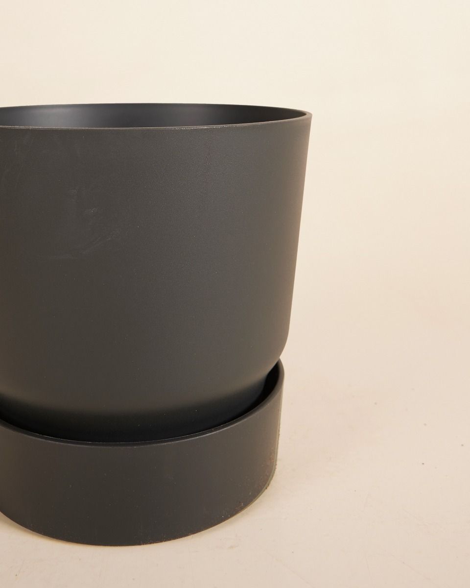 Vaso rotondo Ehlo Miles Nero Ø 13 cm