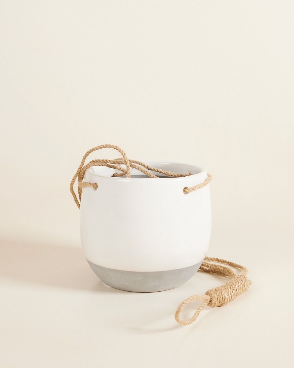 Nea Hängetopf Weiß Ø 13 cm