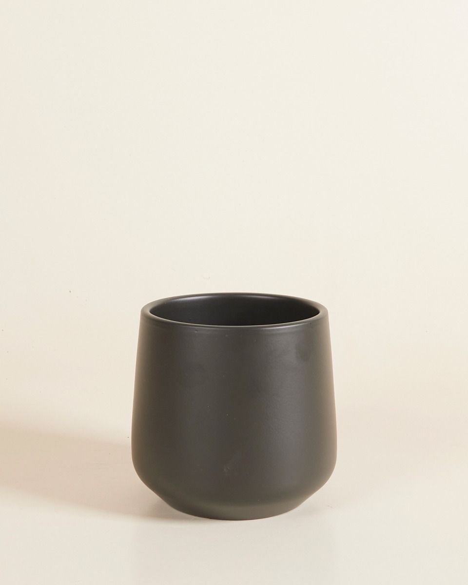 Amber Pot Black Ø 12 cm
