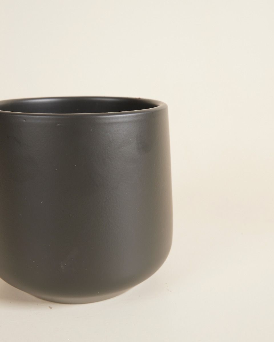 Amber Pot Zwart Ø 12 cm