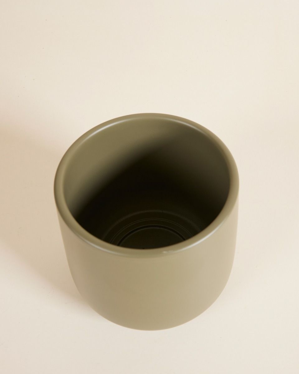 Amber Pot Green Ø 12 cm