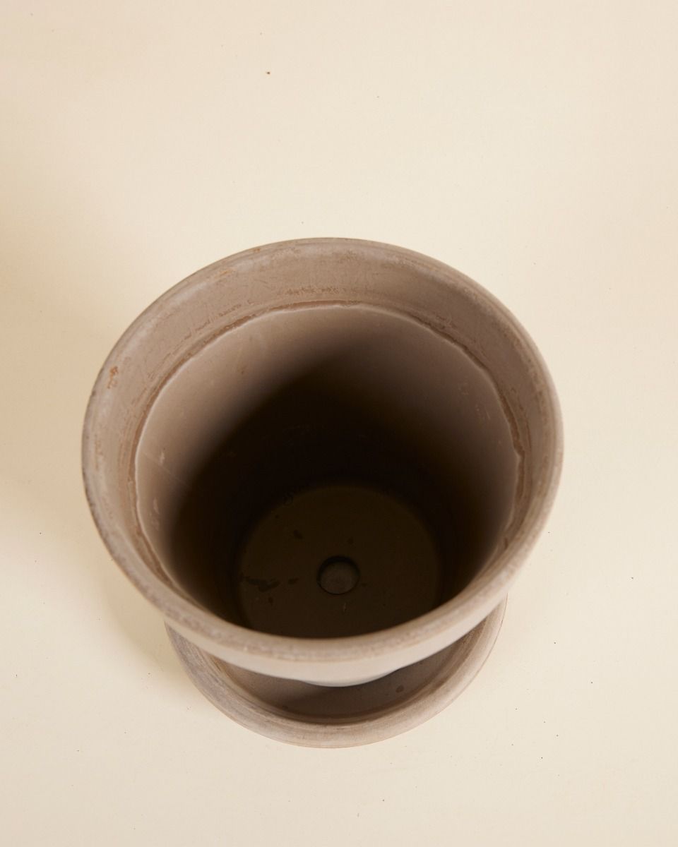 Pot en terre cuite Gris Ø 16 cm