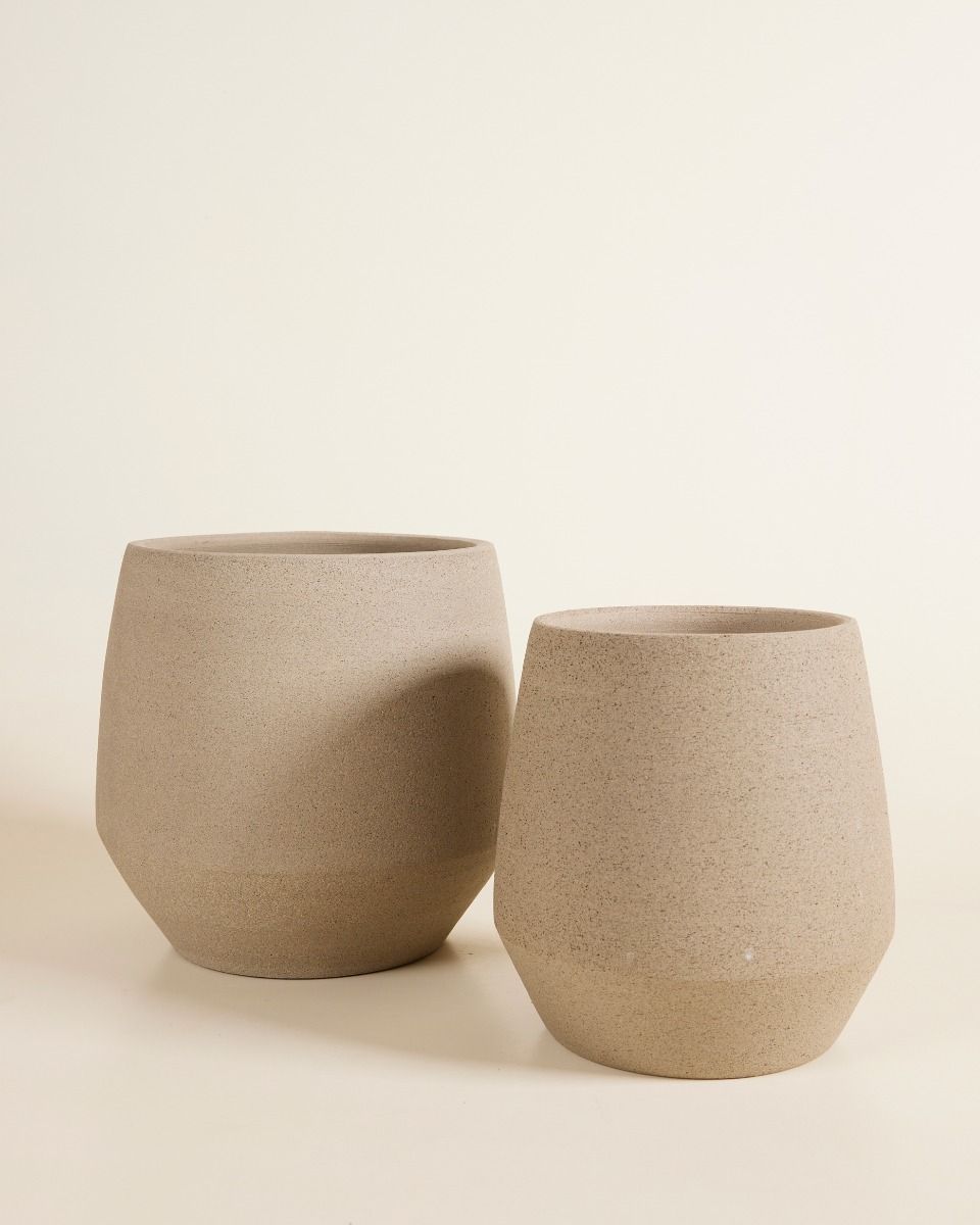 Hubert Pot Taupe  Ø 13.5 cm