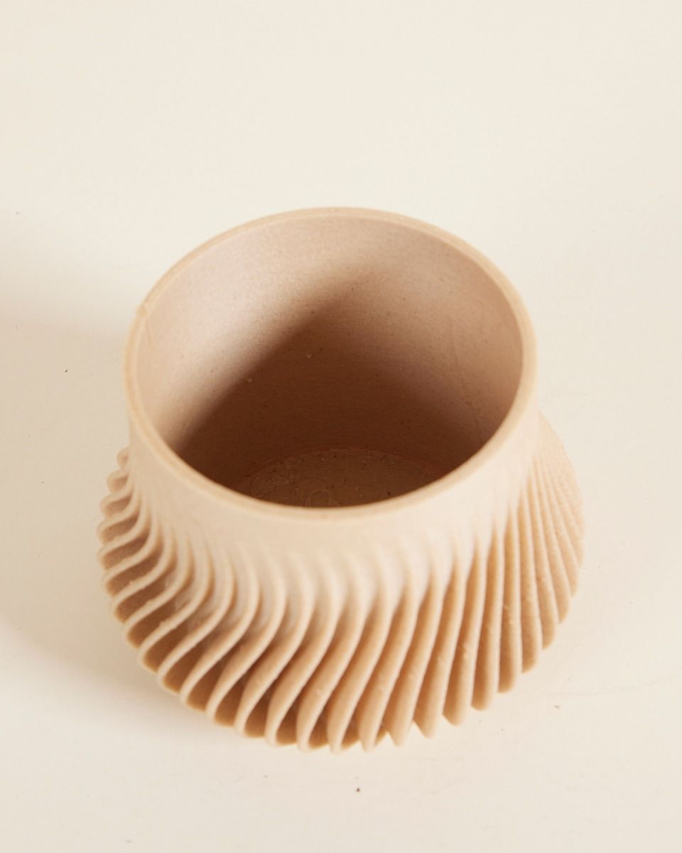 Bébé Robin Wood Pot Wavy Ø 5.5 cm