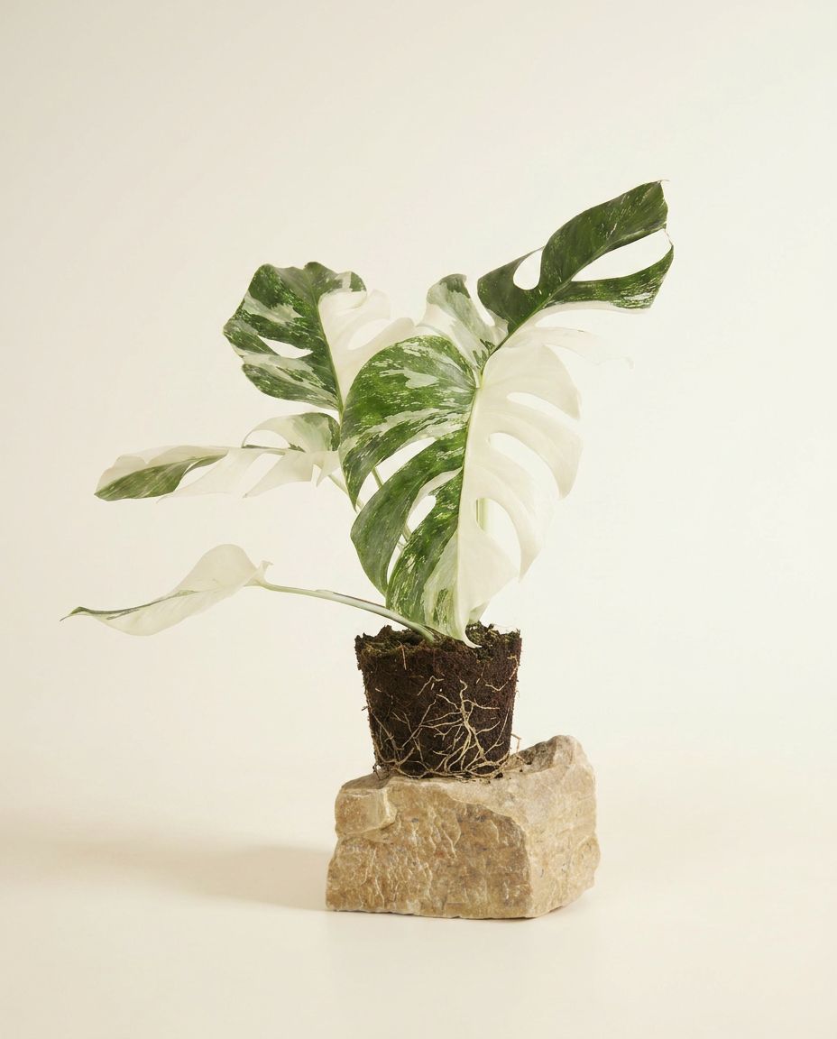 Monstera Fensterblatt Deliciosa Variegata Super White